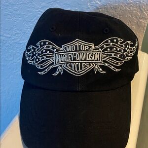 Harley-Davidson Black Cap with White Logo